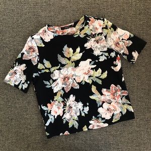 Floral Short-sleeve Top